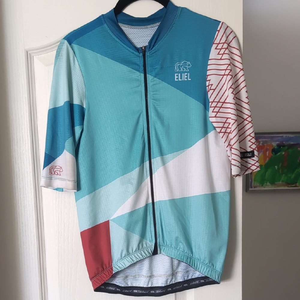 Eliel Men's Multicolor Cycling Jersey